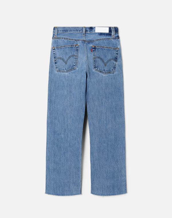 Re Done High Rise Stove Pipe Indigo