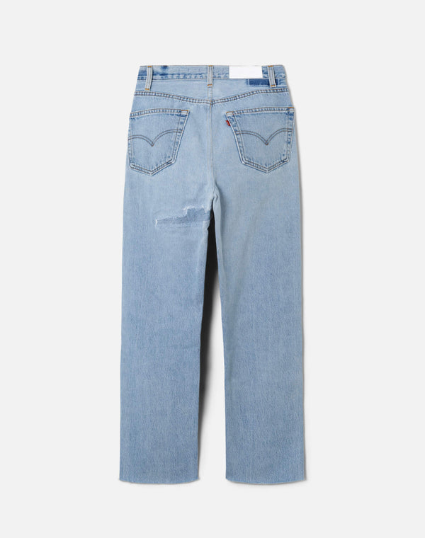 Re Done High Rise Stove Pipe Indigo