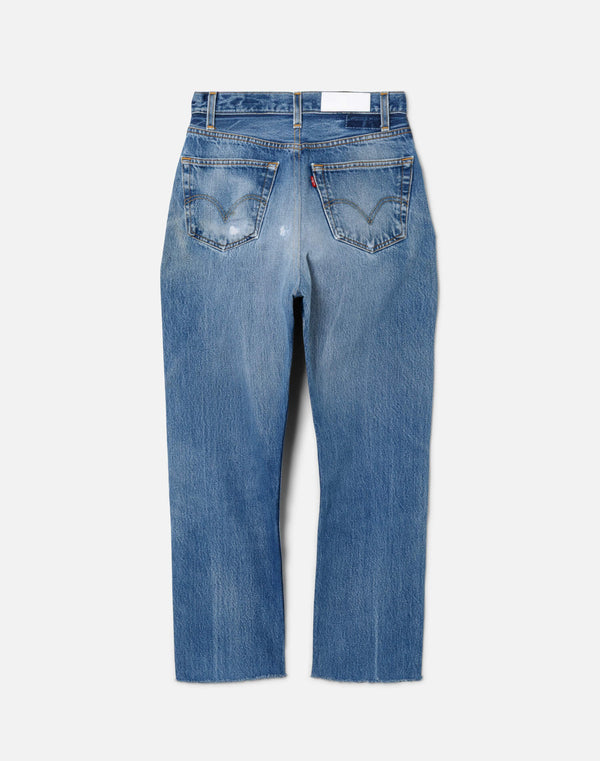 Re Done High Rise Stove Pipe Indigo