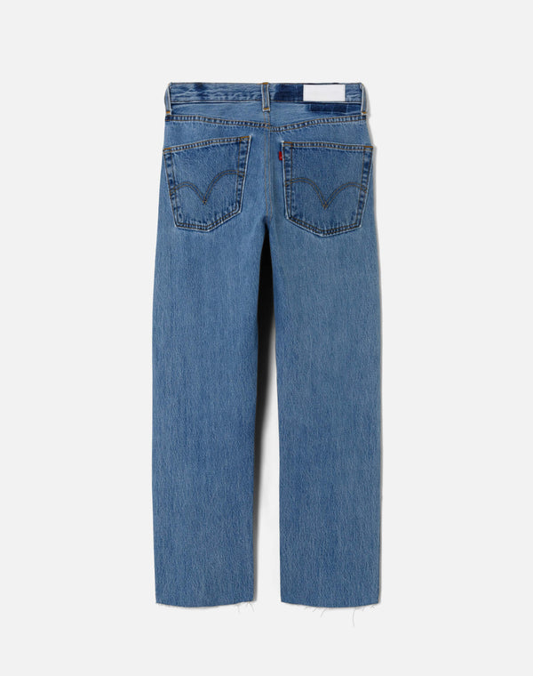 Re Done High Rise Stove Pipe Indigo