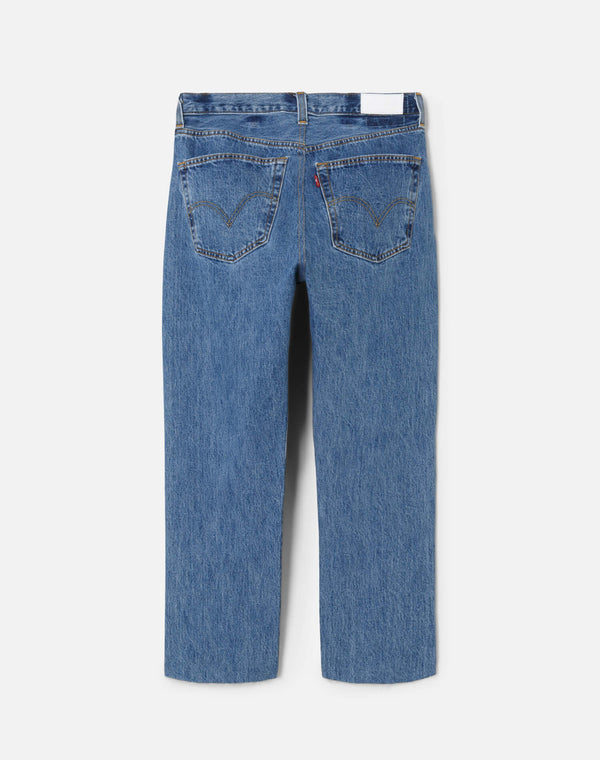 Re Done High Rise Stove Pipe Indigo