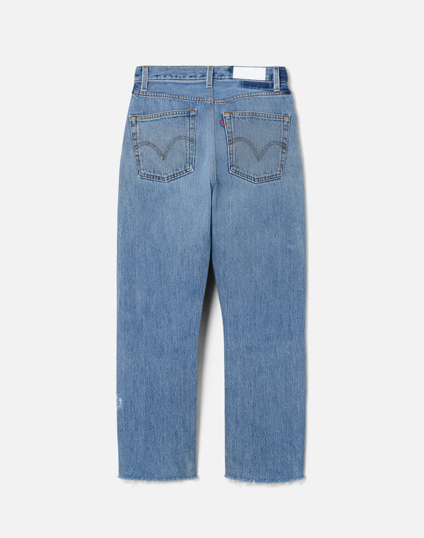 Re Done High Rise Stove Pipe Indigo