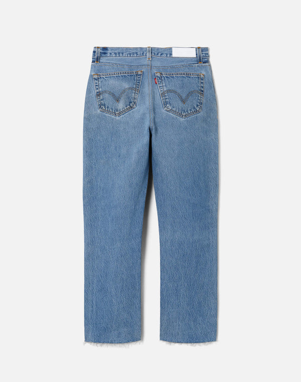 Re Done High Rise Stove Pipe Indigo