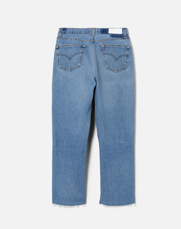 Re Done High Rise Stove Pipe Indigo