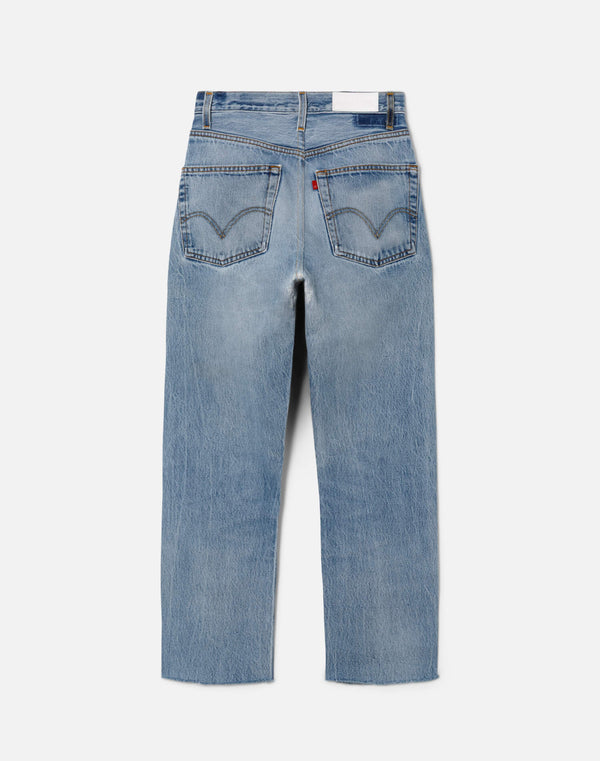 Re Done High Rise Stove Pipe Indigo