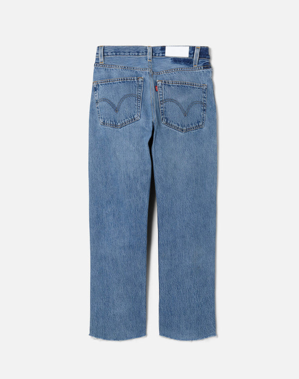 Re Done High Rise Stove Pipe Indigo