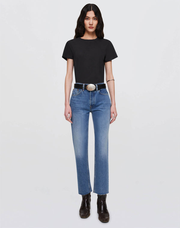 Re Done High Rise Stove Pipe Medium Vain