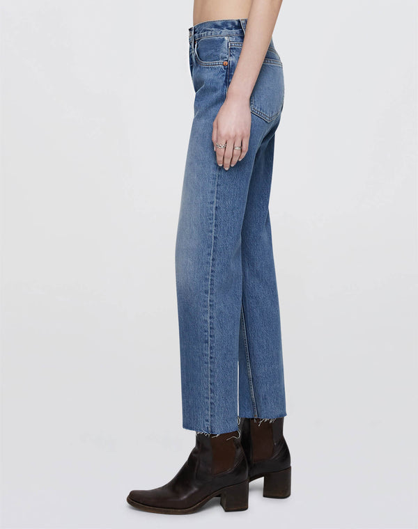 Re Done High Rise Stove Pipe Medium Vain