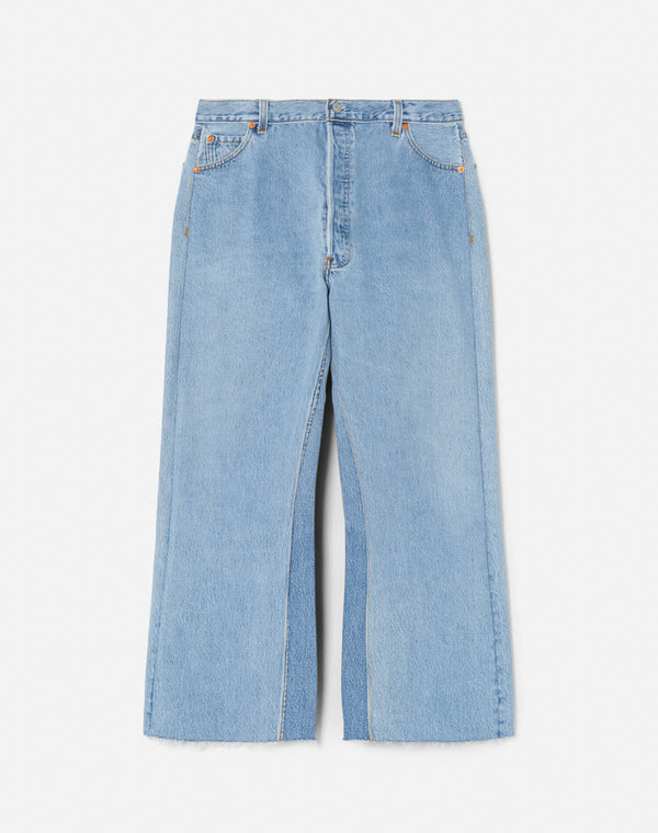 re done High Rise Wide Leg Crop Indigo