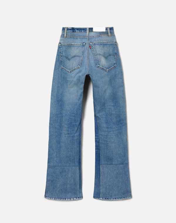 Re Done High Rise Wide Leg Indigo