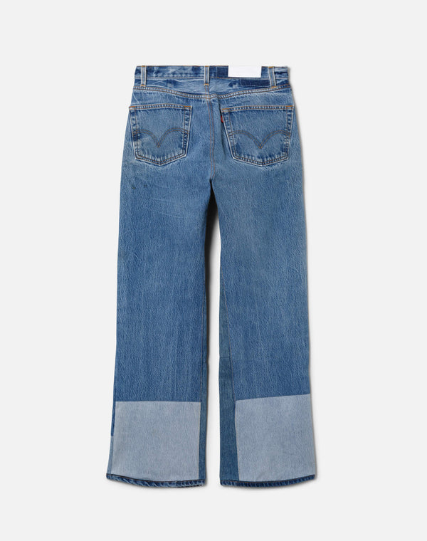 Re Done High Rise Wide Leg Indigo