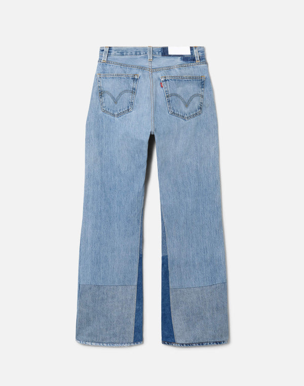 Re Done High Rise Wide Leg Indigo