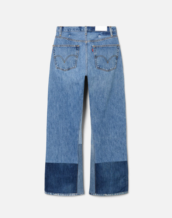 Re Done High Rise Wide Leg Indigo