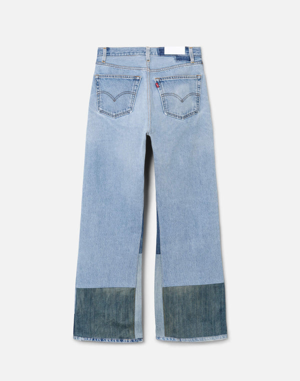 Re Done High Rise Wide Leg Indigo