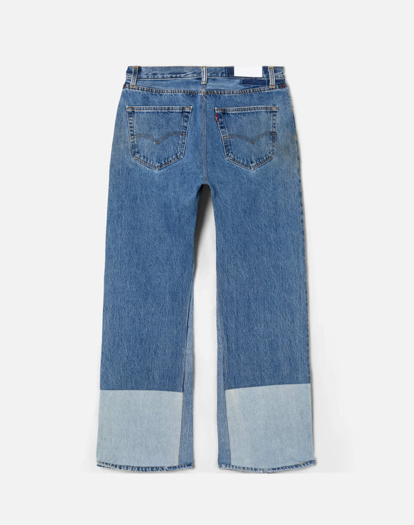 Re Done High Rise Wide Leg Indigo