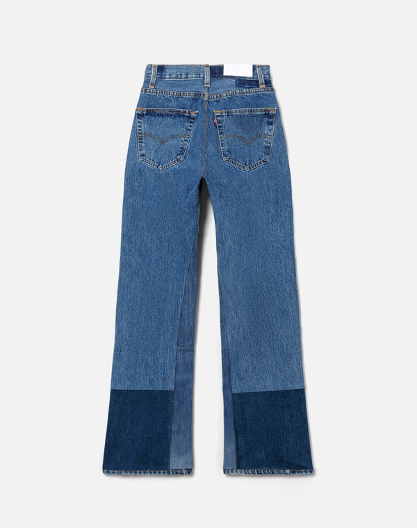 Re Done High Rise Wide Leg Indigo