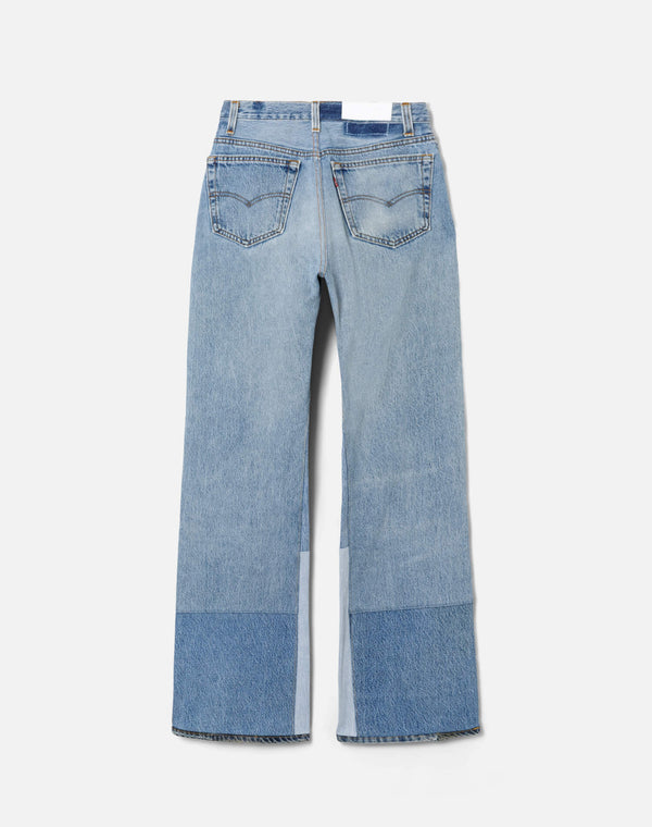 Re Done High Rise Wide Leg Indigo