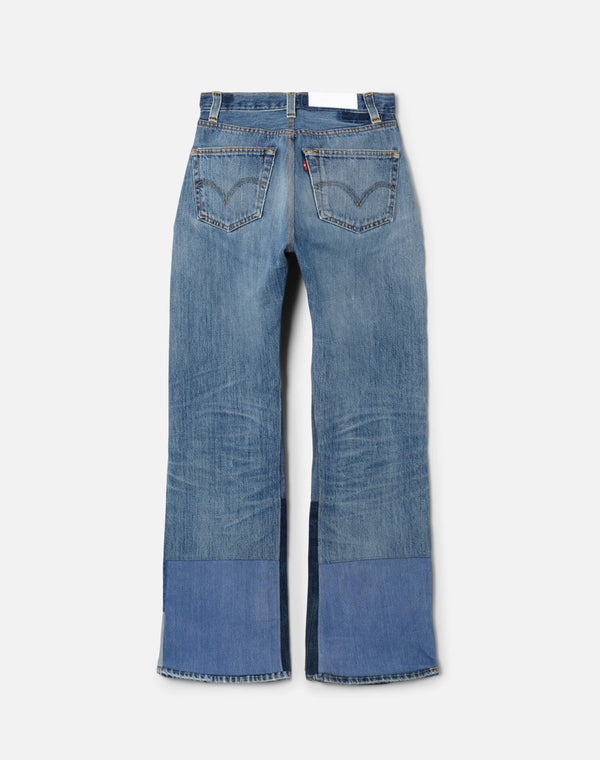 Re Done High Rise Wide Leg Indigo