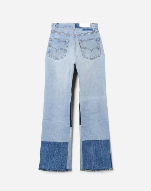 Re Done High Rise Wide Leg Indigo