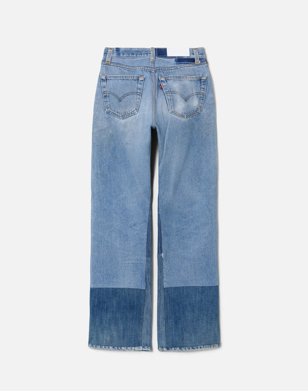 Re Done High Rise Wide Leg Indigo