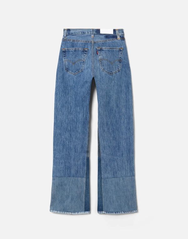 Re Done High Rise Wide Leg Indigo