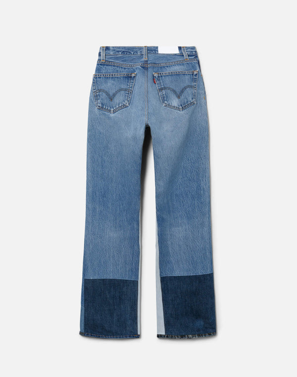 Re Done High Rise Wide Leg Indigo