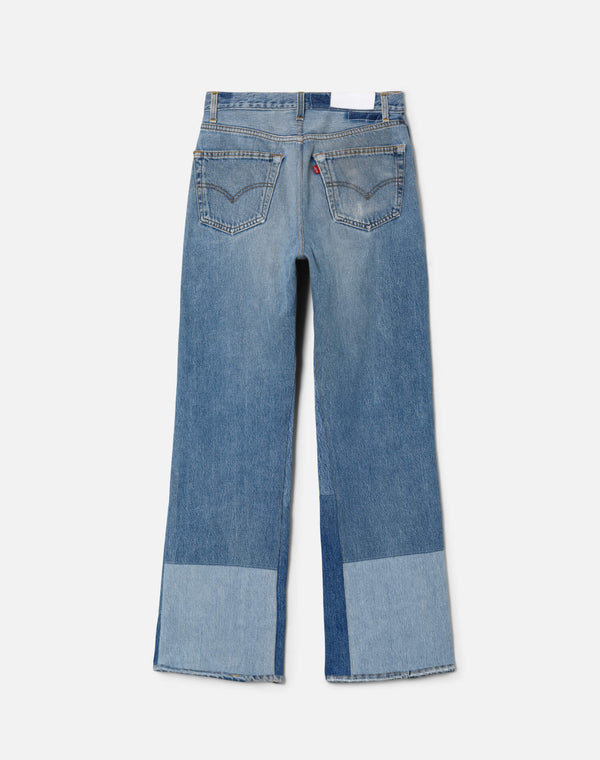 Re Done High Rise Wide Leg Indigo