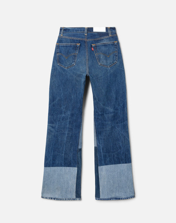 Re Done High Rise Wide Leg Indigo