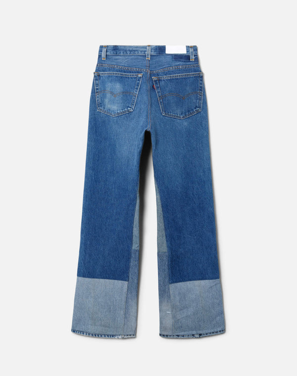 Re Done High Rise Wide Leg Indigo