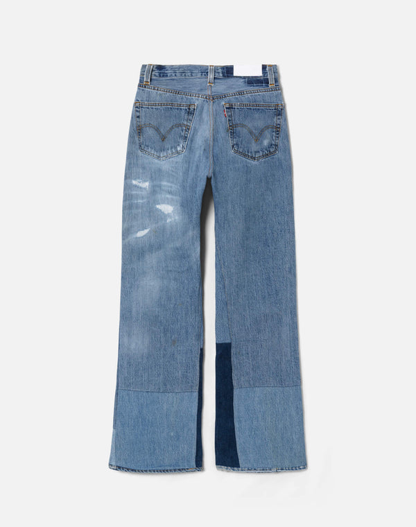 Re Done High Rise Wide Leg Indigo