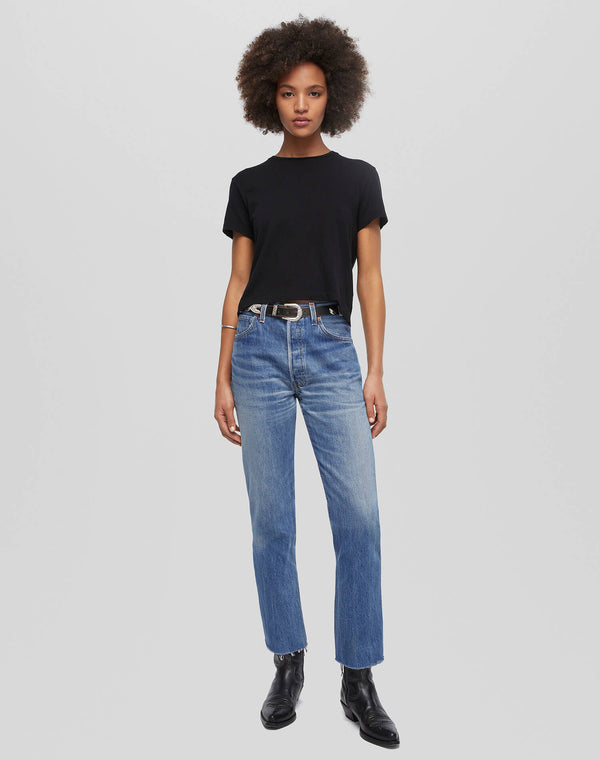 Re Done Levi's High Rise Stove Pipe