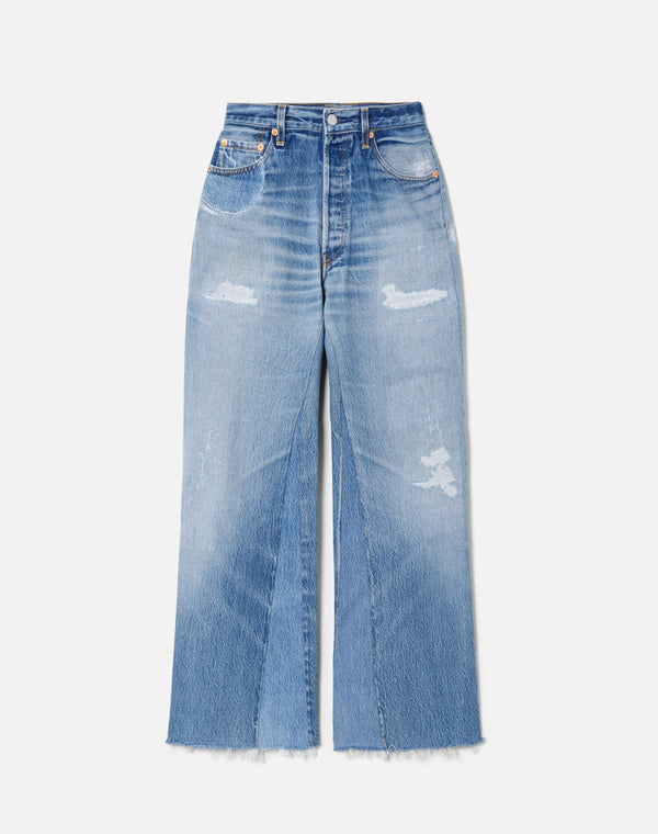 Re Done Levi's High Rise Wide Leg Crop
