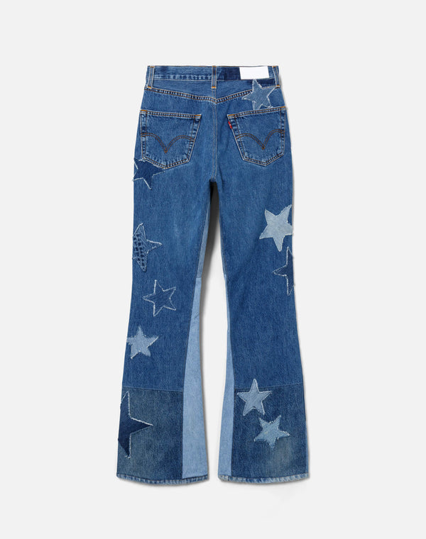 Re Done Levi's Star Riding Jean Stars