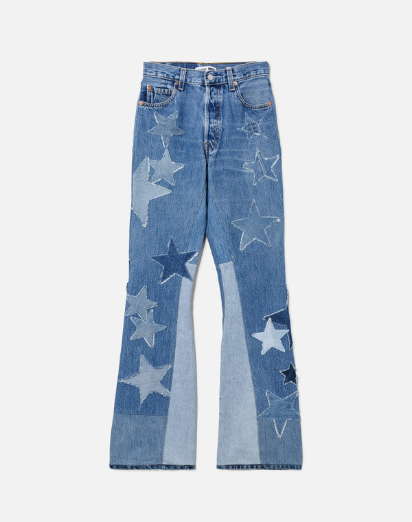 re done Levi's Star Riding Jean Stars
