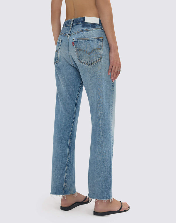 Re Done Levi's Studded Boyfriend Jean