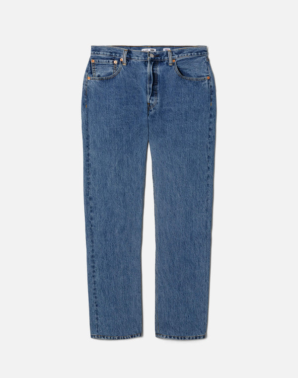re done Mid Rise Slim Straight Indigo