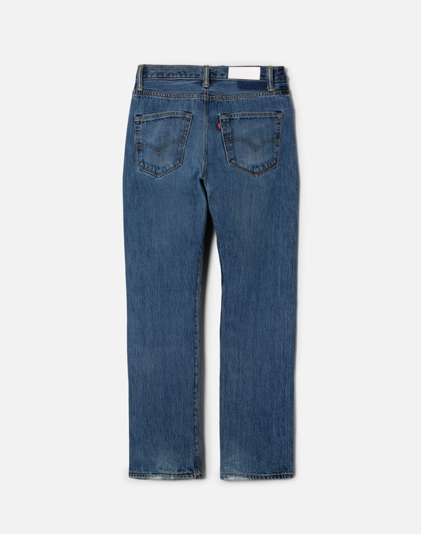 Re Done Mid Rise Slim Straight Indigo