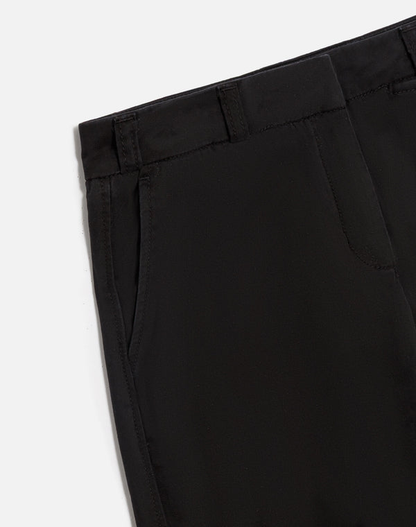 Re Done Mid Rise Wide Leg Trouser Washed Black