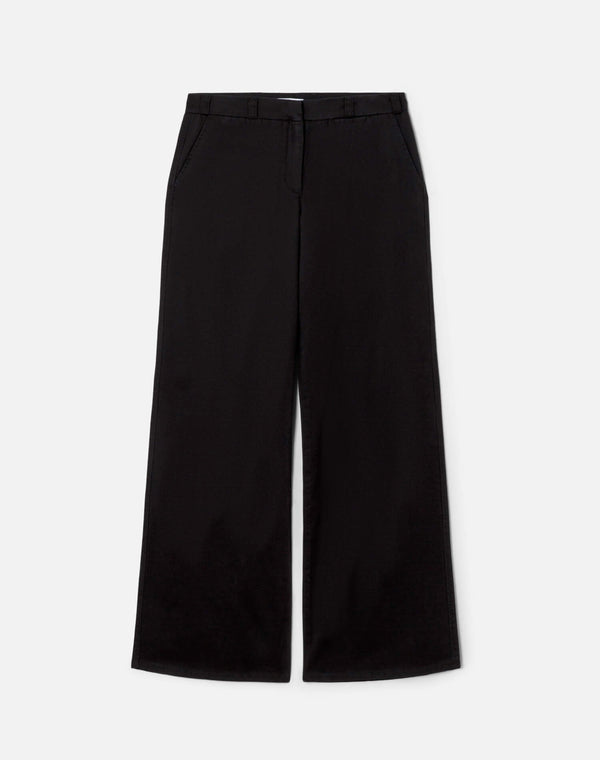 re done Mid Rise Wide Leg Trouser Washed Black