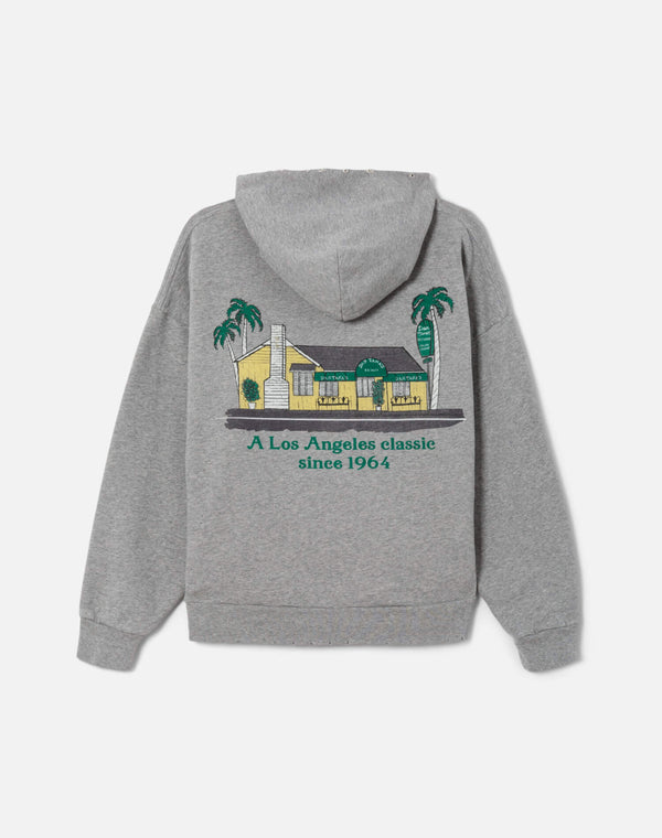 Re Done Modern "Dan Tana's House" Hoody Heather Grey
