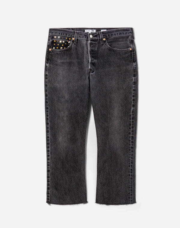 re done Multi Stud Boyfriend Jean Black Multi Stud