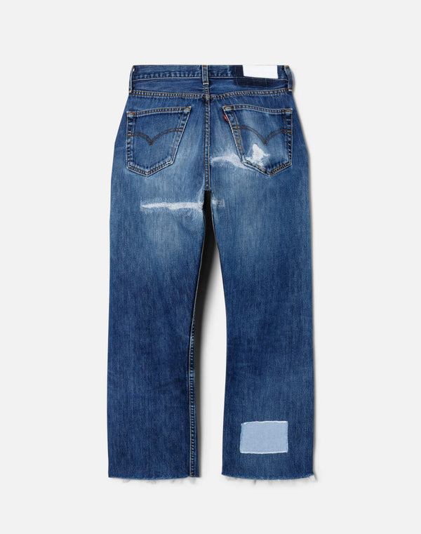 Re Done Patchwork Boyfriend Jean Assorted Indigos