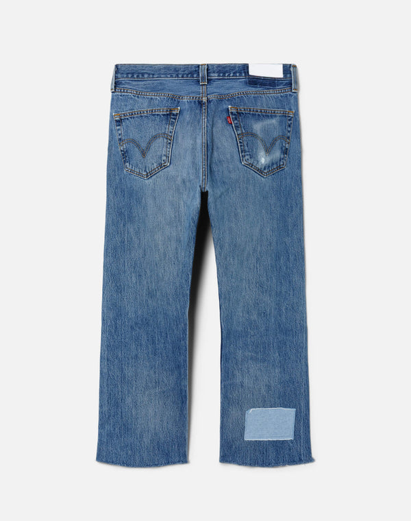 Re Done Patchwork Boyfriend Jean Assorted Indigos