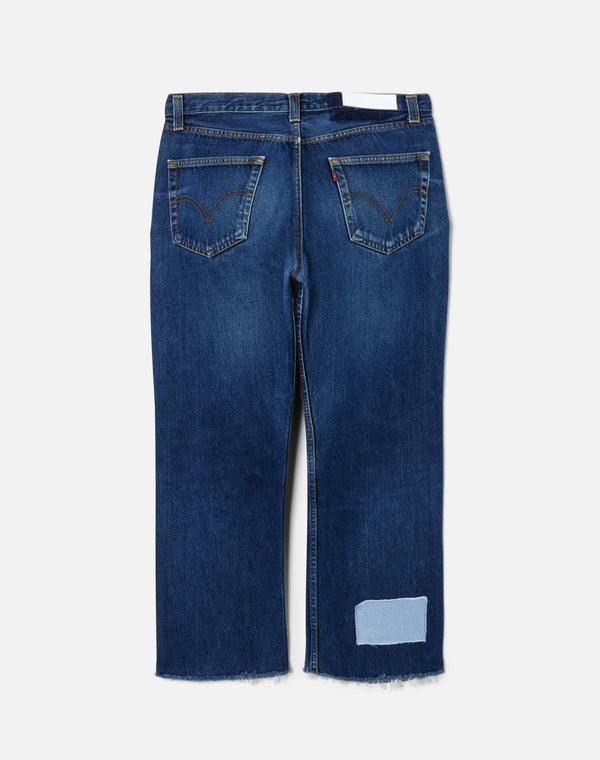 Re Done Patchwork Boyfriend Jean Assorted Indigos