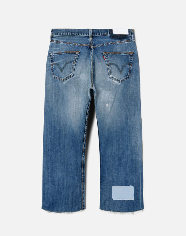 Re Done Patchwork Boyfriend Jean Assorted Indigos