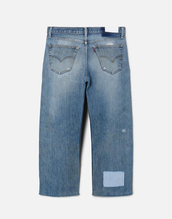Re Done Patchwork Boyfriend Jean Assorted Indigos