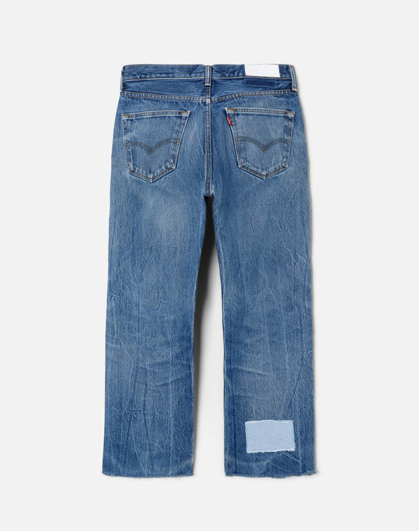 Re Done Patchwork Boyfriend Jean Assorted Indigos