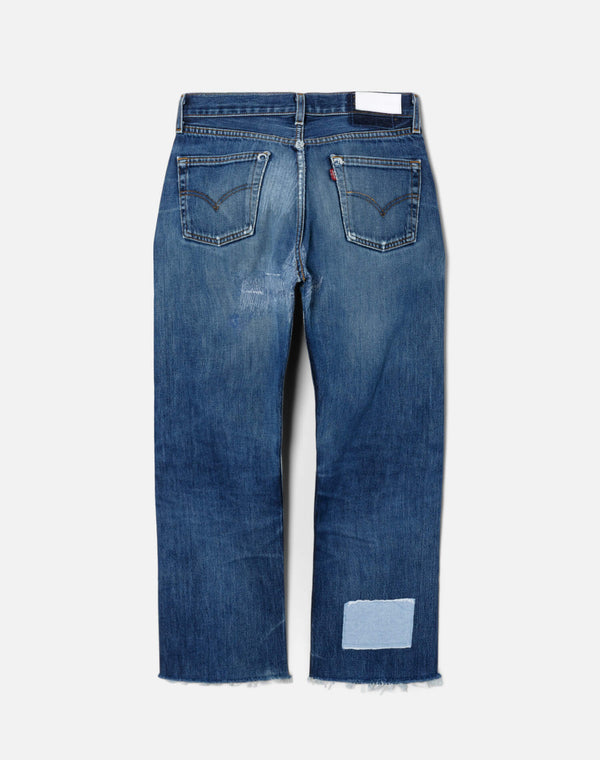 Re Done Patchwork Boyfriend Jean Assorted Indigos