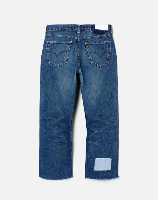 Re Done Patchwork Boyfriend Jean Assorted Indigos