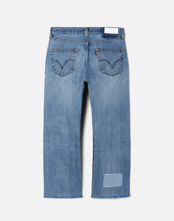 Re Done Patchwork Boyfriend Jean Assorted Indigos